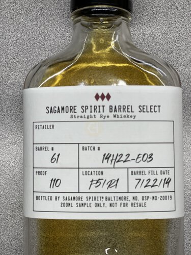 Sagamore Bar 61 Leo's Pick750