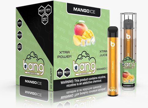 Bang Xl Disposable Vape 600 Puffs 6% Mango Ice