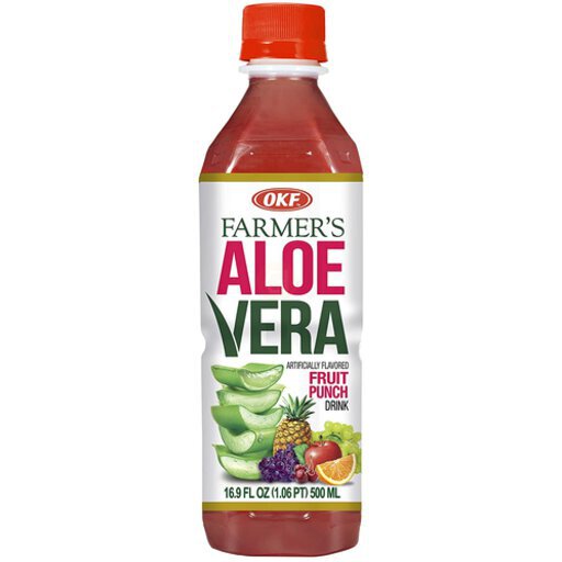 OKF FARMER'S ALOE Fruit Punch Granda 16OZ - Beer and Beverage Depot Valley  Stream NY, Valley Stream, NY