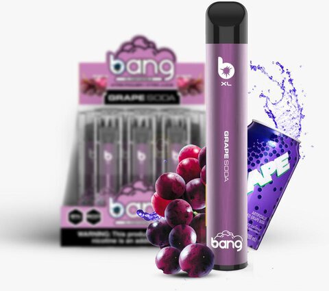 Bang Xl GRAPE SODA Disposable Vape 600 Puffs 6%
