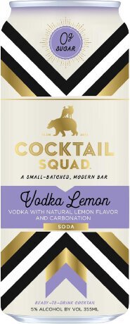 Cocktail Squad Vodka Lemon Single Can