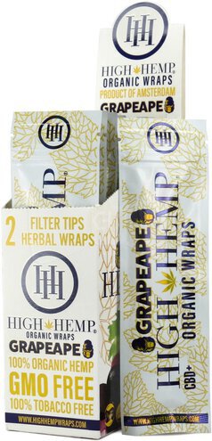 High Hemp Wrap Grape 2pk