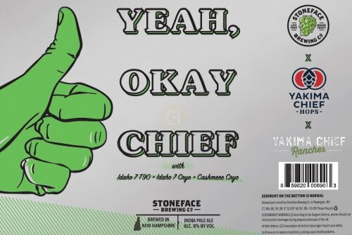 Stoneface Yeah Okay Chief NEIPA