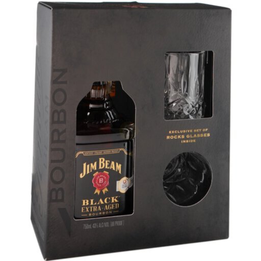 Jim Beam Black 86 Proof 8yr With Flask - Super Saver, Somerville