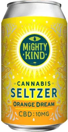 Mighty Kind Orange Dream CBD Seltzer