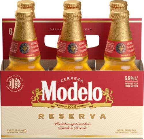 Modelo Reserva Bourbon Barrel Mexican Lager Beer