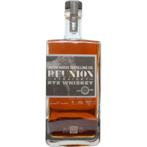 Union Horse 'Reunion' Straight Rye Whiskey - Buy Rite Wine