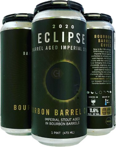 Fifty Fifty Eclipse Bourbon Barrel Cuvee Imperial Stout 16oz Cans