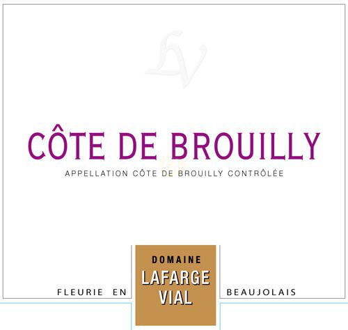Domaine Lafarge Vial Cotes De Brouilly
