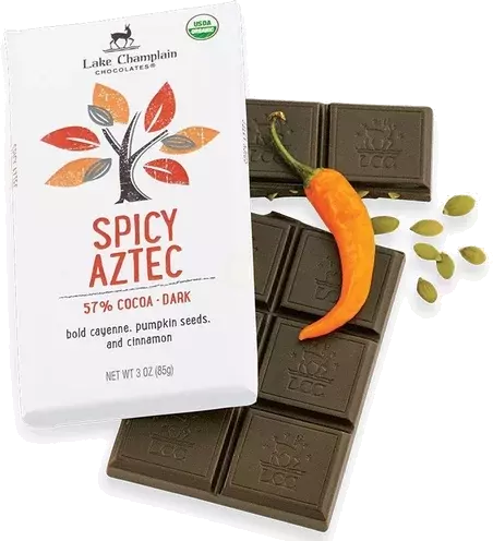 Lake Champlain Spicy Aztec Choc Bar Org Ngmo