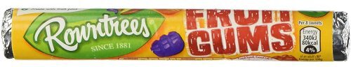 Rowntrees Fruit Gums Rolls