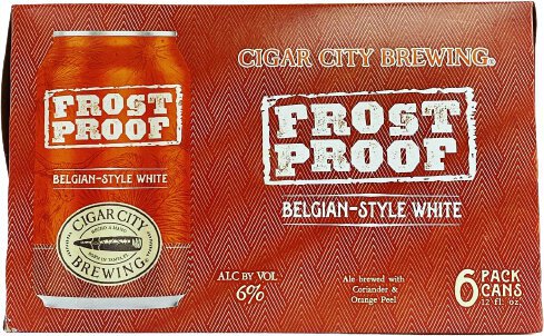 Cigar City Frost Proof Wheat Ale 12oz Cans