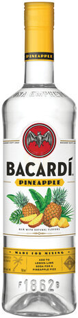 BACARDÍ Pineapple Flavored White Rum (750ml)