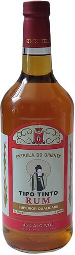 Tipo Tinto Mozambican Style Dark Rum perfect for making traditional R&R cocktails. 46% Abv 1  liter