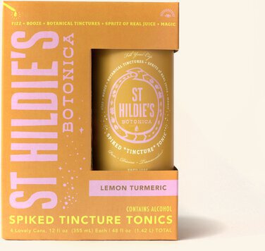 St Hildie's Spiked Tincture Tonic - Lemon Turmeric