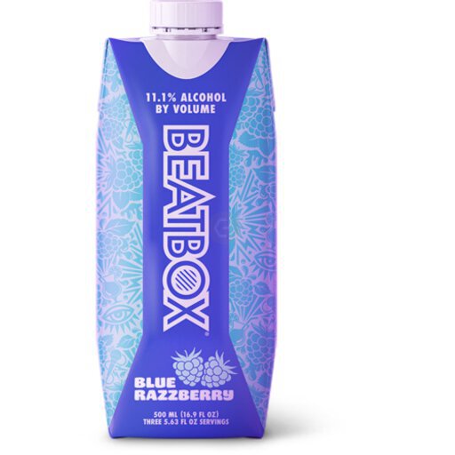Beatbox Blue Razzberry Zero Sugar 500ML - Big Red Liquors