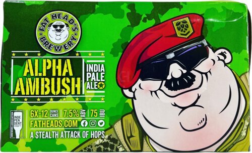 Fat Head's Alpha Ambush IPA 12oz Cans