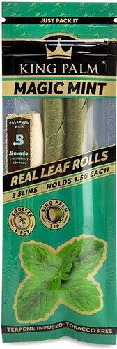 King Palm Slim Size Wraps Magic Mint