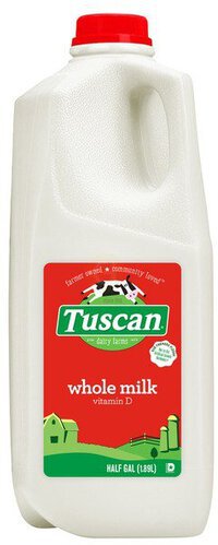 Tuscan Whole Milk 1/2 Gallon