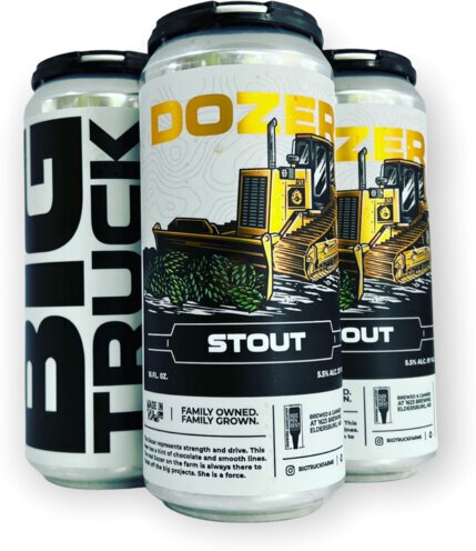 Big Truck Dozer Stout 16oz Cans