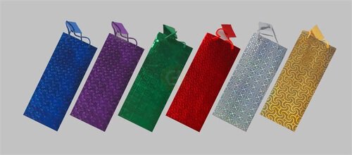 Wine Bag/Gift Bag/Holographic Single Bottle Gift Bag