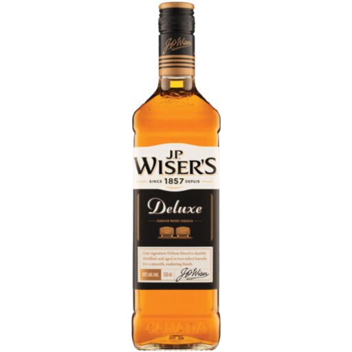 J.P. Wiser's Deluxeカナディアンウイスキー　1L Jp Wiser's Deluxe Canadian Whisky 1L - Mount Royal Bottle Shoppe