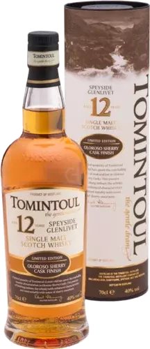 Tomintoul Sngl Malt 12yr Shry Csk 6b