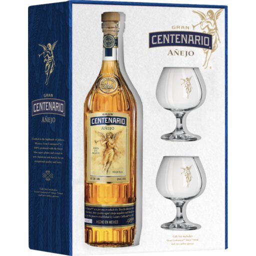 Gran Centenario Anejo Gift Set W Glasses - Byron's Liquor