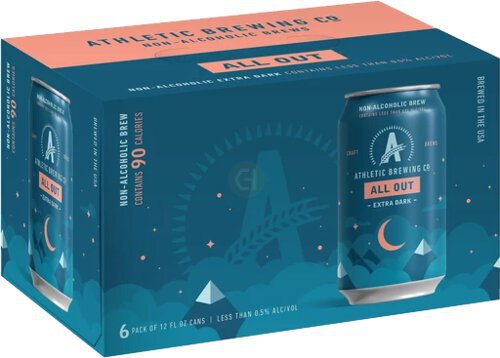 Athletic Brewing -Non-Alc- All Out Extra Dark Stout  6 Pk