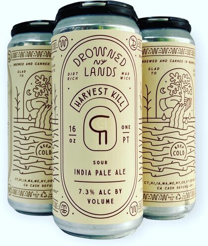 Drowned Lands Harvest Kill Sour IPA 16oz Cans