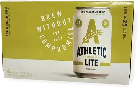 Athletic Lite Non Alc Beer 12oz Cans