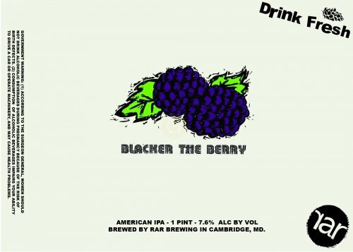 RAR Brewing - Blacker The Berry 16oz cans 4pk (landing mid April)