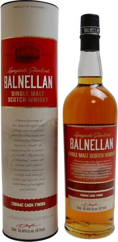 Balnellan Speyside Cognac Cask Finish Single Malt Scotch
