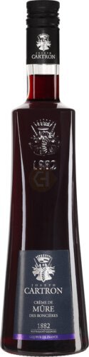 Joseph Cartron Crème de Mûre des Roncières Blackberry Liqueur