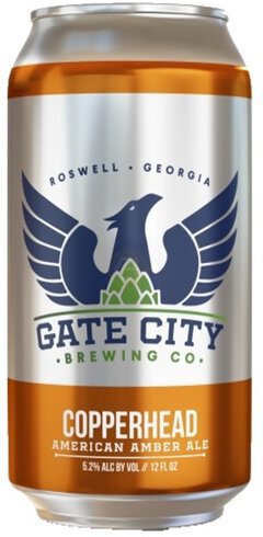 Gate City Brewing Copperhead Amber Beer Craft & Import