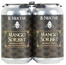 B Nektar Mango Sorbet 4pk Cans
