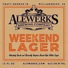 Alewerks Weekend Lager Btl