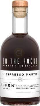 On The Rocks Effen Vodka Espresso Martini Ready To Drink