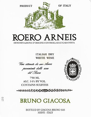Bruno Giacosa Roero Arneis