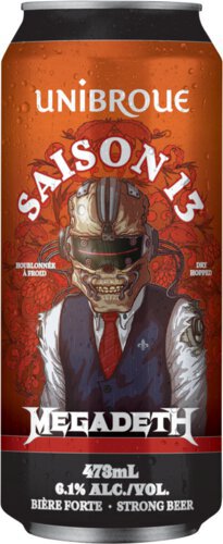 Unibroue Saison 13 Megadeath Can Single