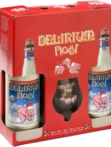 Delirium Noel Gift Pack With Glass 2pkb