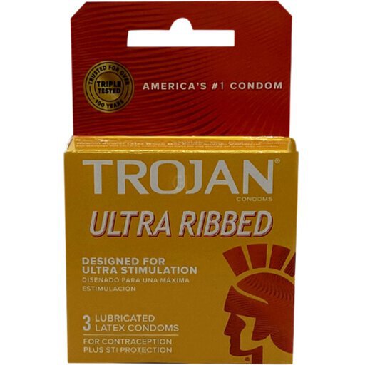Trojan Condoms Ultra Ribbed Premium Lubricant - Bobby's Liquor Warehouse,  Carol Stream, IL