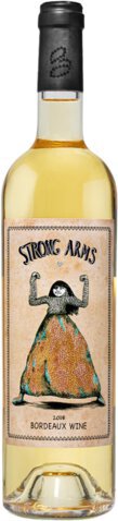 Strong Arms Bordeaux White Organi