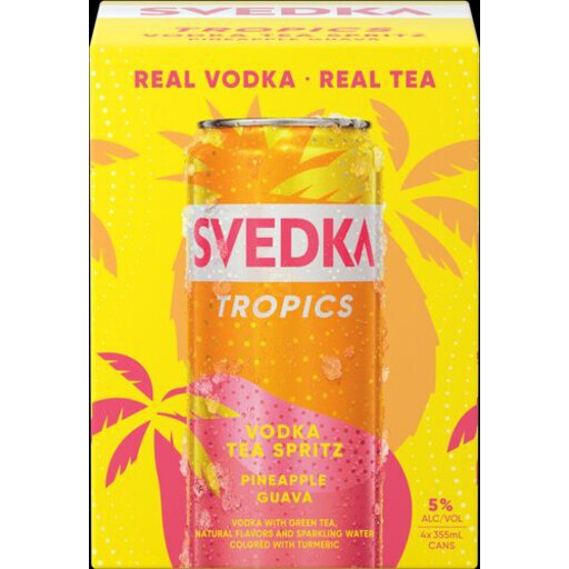 Svedka Pineapple Guava Tea Spritz 355ML - Passion Vines Wine