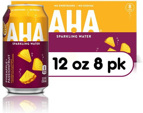 Aha Sparkling Water Pineapple Passionfruit