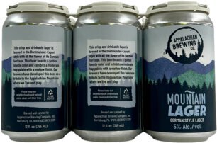 Appalachian Mountain Lager 4/6pk Can
