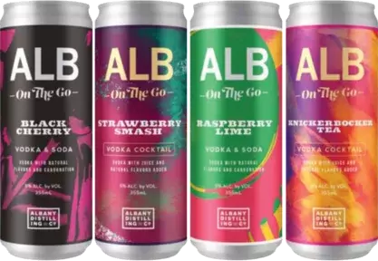 Combo: Albany Distilling Company Alb On The Go Variety Pack