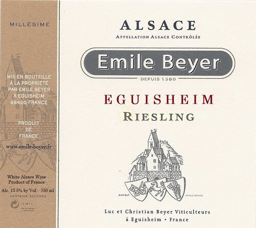 Emile Beyer Alsace Riesling Eguisheim