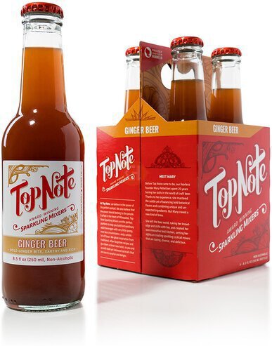 Top Note Ginger Beer 6x4pkx8.5oz