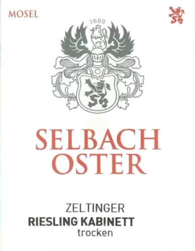 Selbach-Oster Zeltinger Riesling Kabinett Trocken